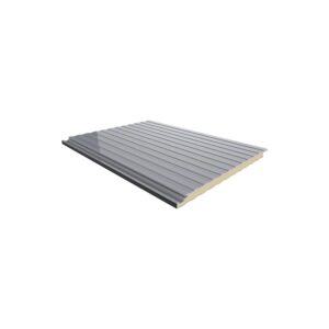 PIR Ext. RAL 9006-7016-3009/ Int. 9002 (0,40-0,30) Poliuterán standard szigetelt falpanelek