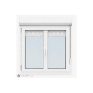 Kétszárnyú Ablak 1500 × 1500 mm Redőnnyel